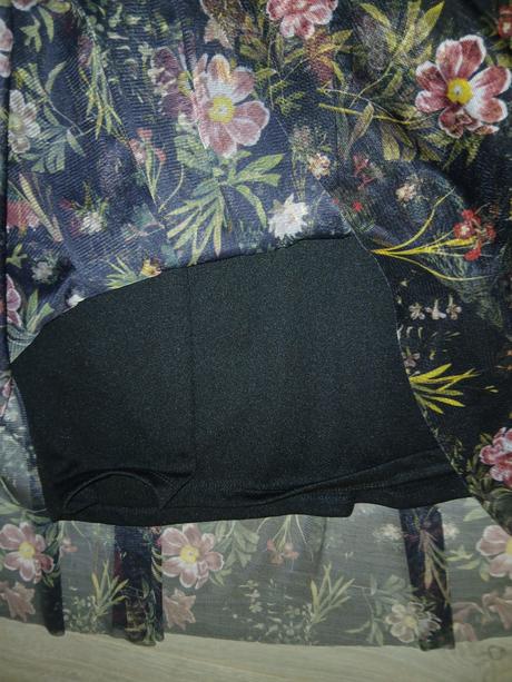 Kvietkovane tylove saty, lindex,146