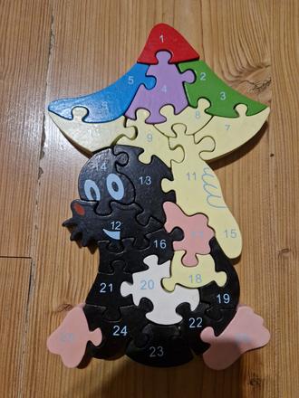 Drevené puzzle,