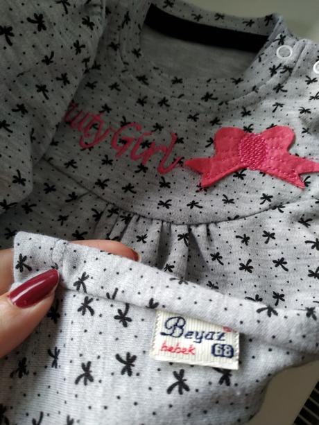 Sivé šaty s minnie, veľk. 68 nové, 68