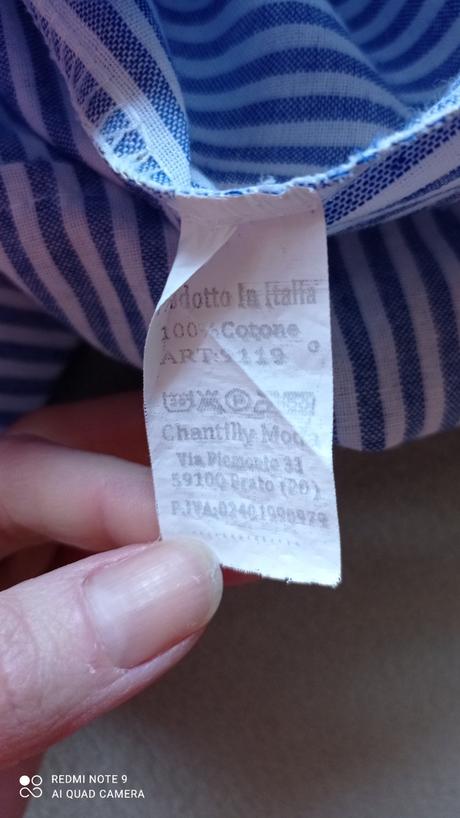 Bavlnené šaty pásikavé, 38