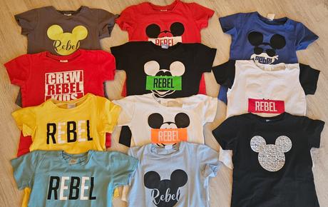 Rebelkids balík tričiek, 122–134
