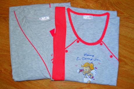 Kojenecká nočná košeľa so županom, vienetta secret,l / m / s / xl