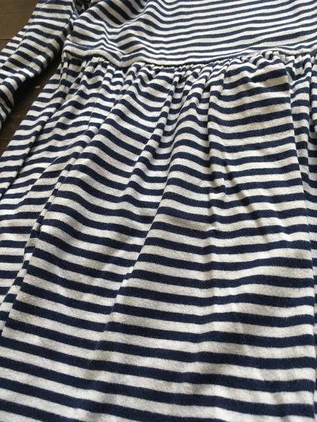 Pásiké šaty 122 (6-7r), f&f,122