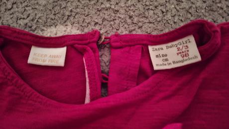 Tričko s dlhým rukávom, zara,98