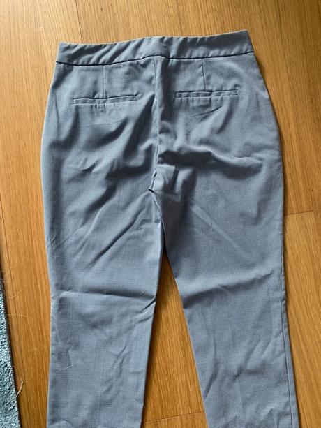 Zara sivé rovné nohavice 34, zara,34