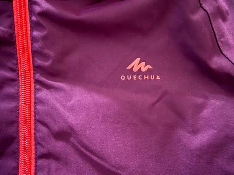 Prechodná vodeodolná dievčenská bunda quechua, quechua,164