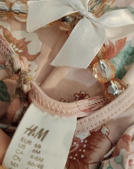 H&m romantické kvetinové šaty pre dievčatko, h&m,68
