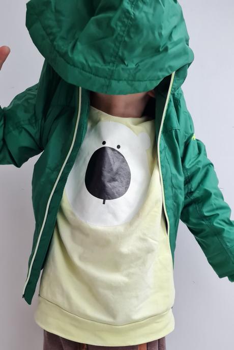 Tepla prechodna bundicka 6/7, benetton,122