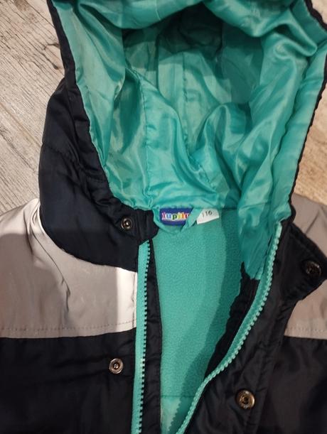 Chlapcenska vesticka + rukavice, lupilu,116