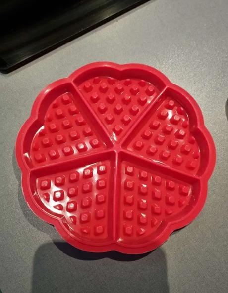 Silikónová forma na wafle srdiečka,