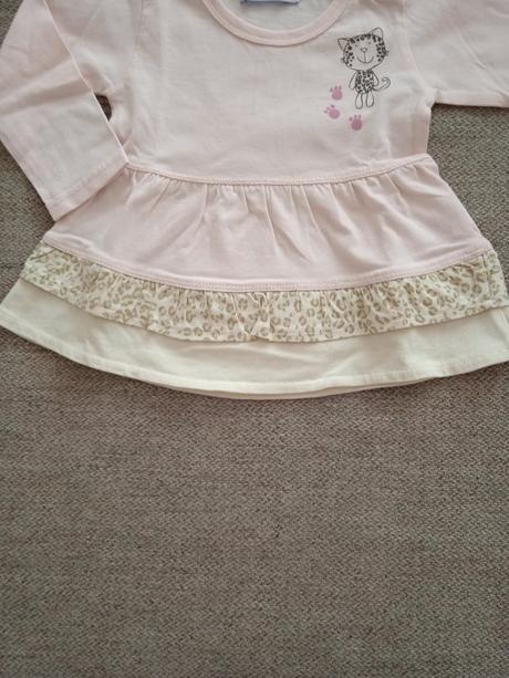 Súprava šatičky + leginky + pančušky, 74