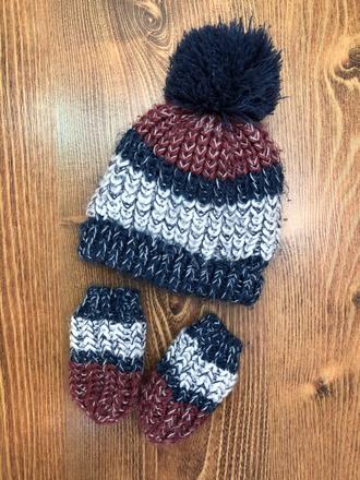 Zimný set čiapka a rukavice, f&f,68