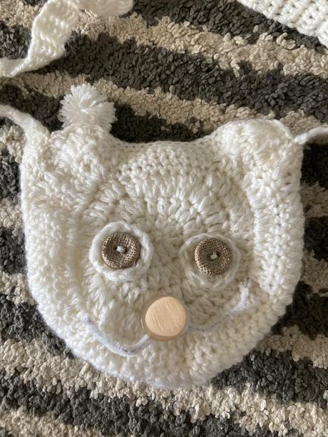 Mačičková pletená kabelka, 