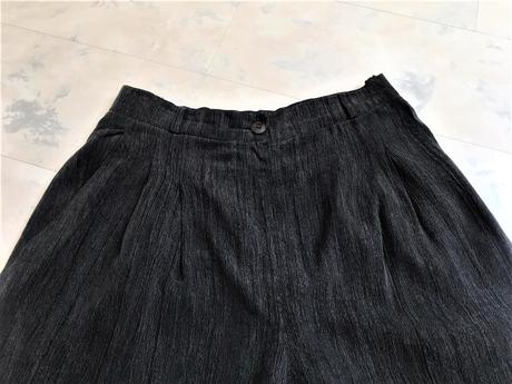 Padavé podšité šortky s vysokým pásom, l