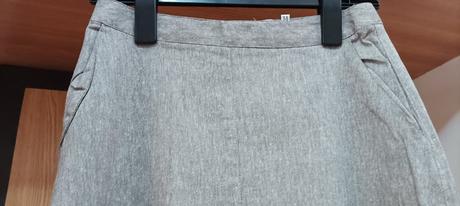 Šedá dlhá sukňa, camaieu,38