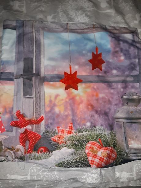 Vianočná obliecka na dekoracny vankus, 