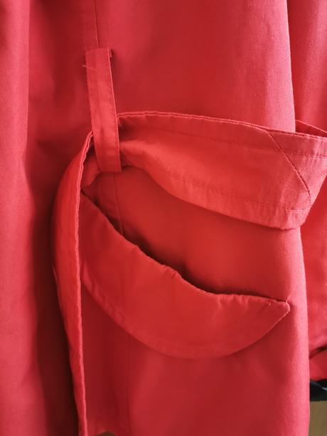 Červený prechodný dámsky kabatik, george,42