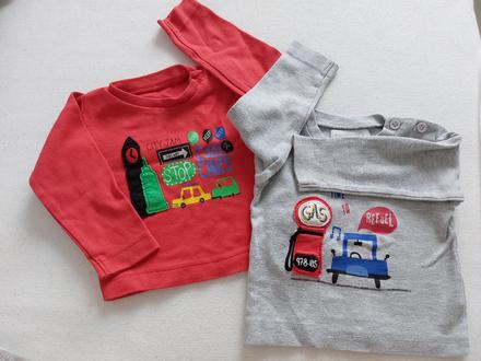 2x tricko s dopravnymi prostriedkami, early days,80