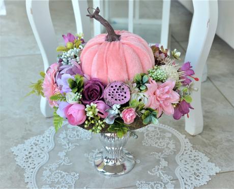 Netradičný jesenný aranžmań,