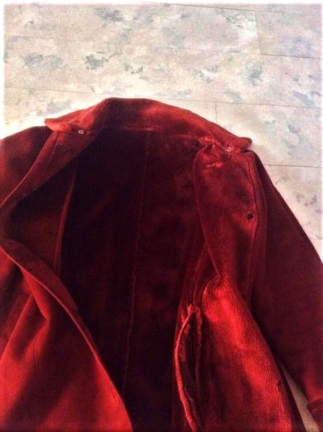 Syntetický teplý 3/4 kožuštek, xl