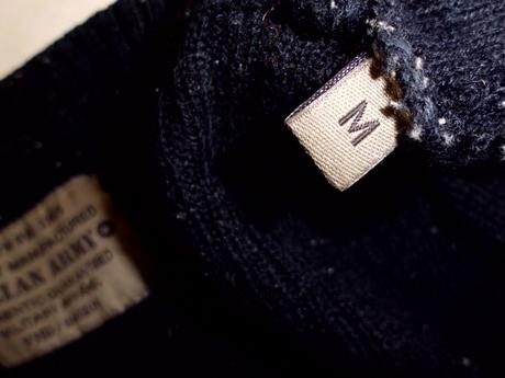 Italian army čierny s nitkami, m