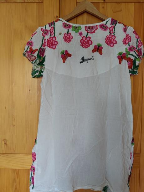 Desigual originál vyšívané letne minišaty, desigual,m