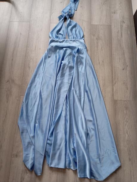 Spoločenské šaty saténové, s