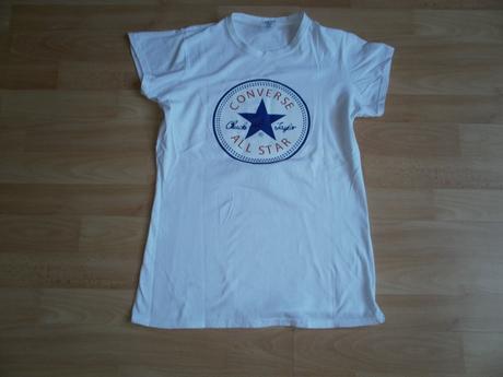 Tričko s veľkou potlačou, converse,s