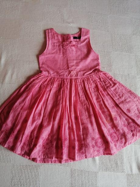 Ruzove saty s vysivanym spodkom siat., george,104