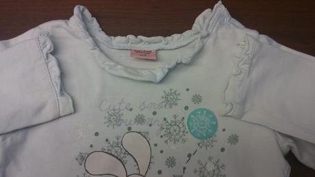 Bledunko modré tricko zo zajkom, cactus clone,80