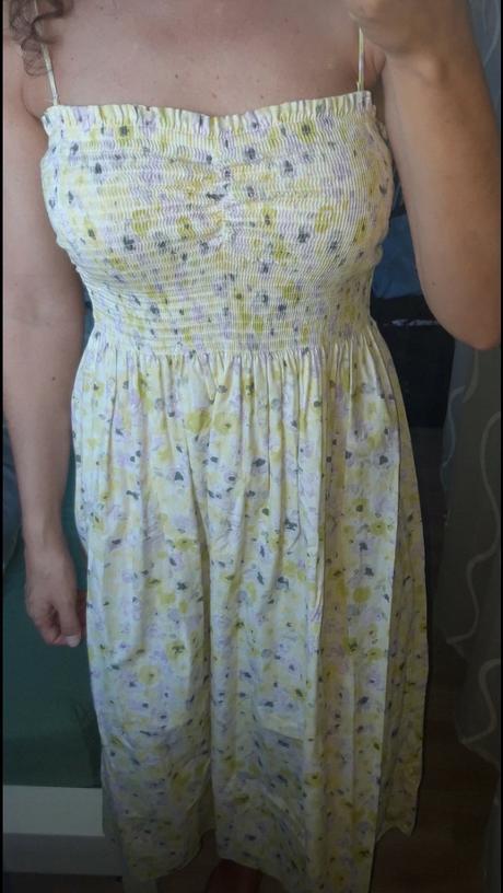 Midi šaty, h&m,s