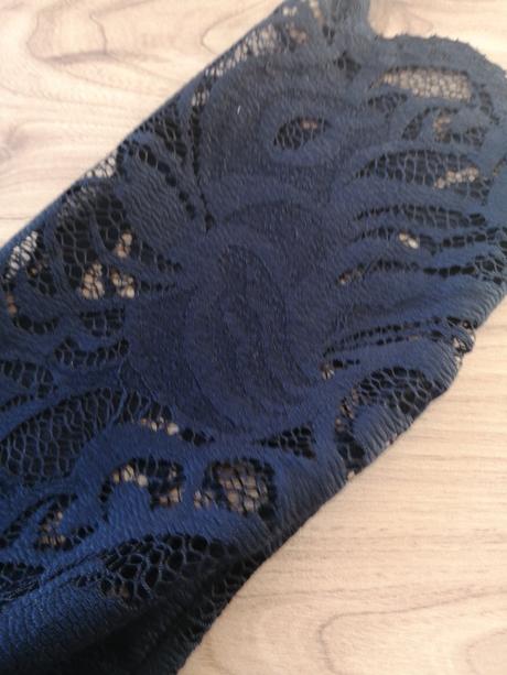 Tehotenské čipkované šaty, h&m,s