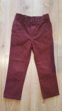 Bordové nohavice next č.98, next,98