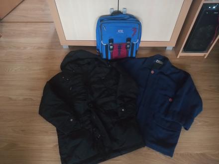 Teplá kvalitná bunda veľ.m + darček, m