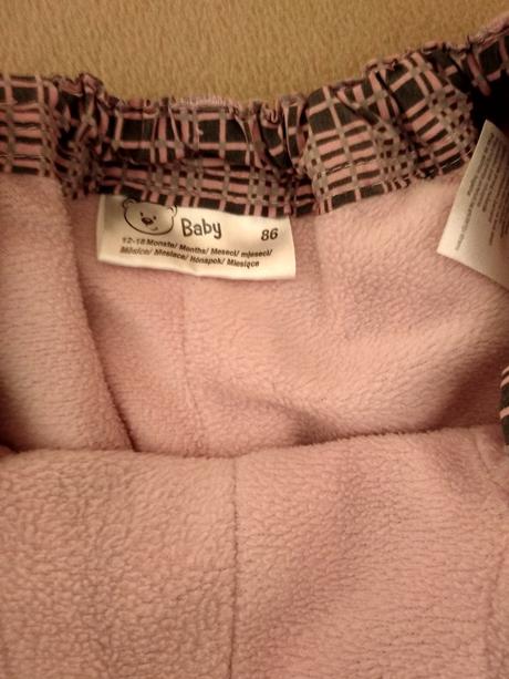 Oteplené nohavice, baby,86