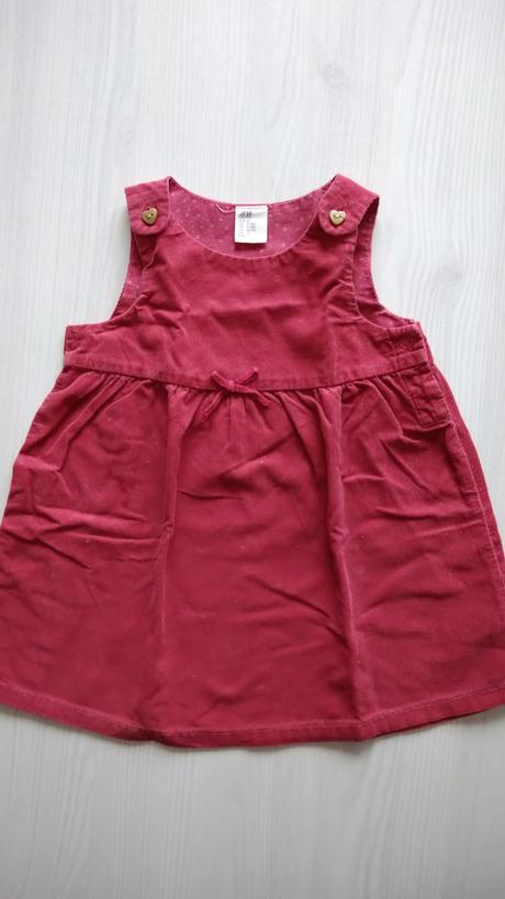 Menčestrové šatky, h&m,80