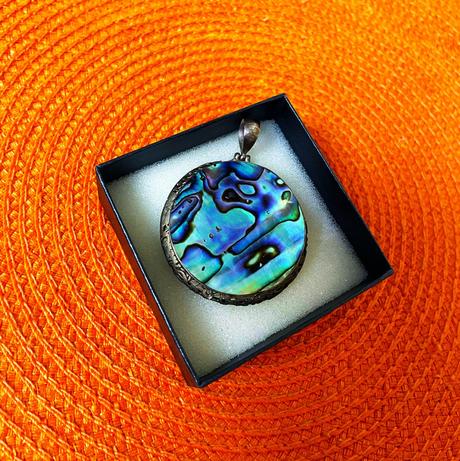 Starožitná súprava náušnice + medajlón, 