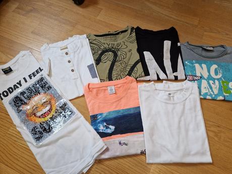 7x tričká, zara,134