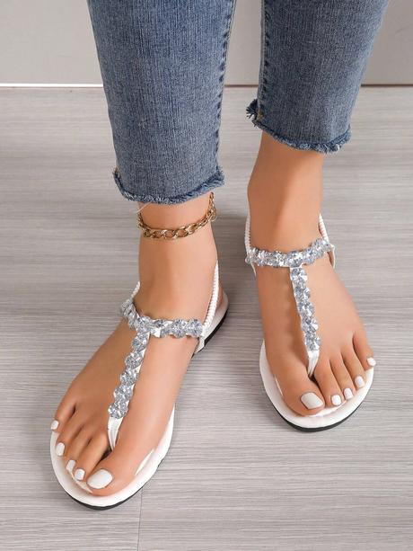 Sandále s kamienkami poštovné zdarma, 35 - 43