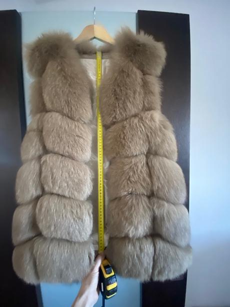Luxusná vesta z pravej kožušiny, 