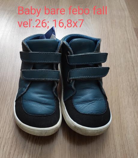 Členkové barefoot topánky baby bare febo fall, baby bare shoes,26