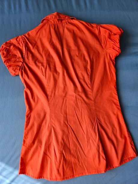 Červená blúzka s korálkami, calliope,m