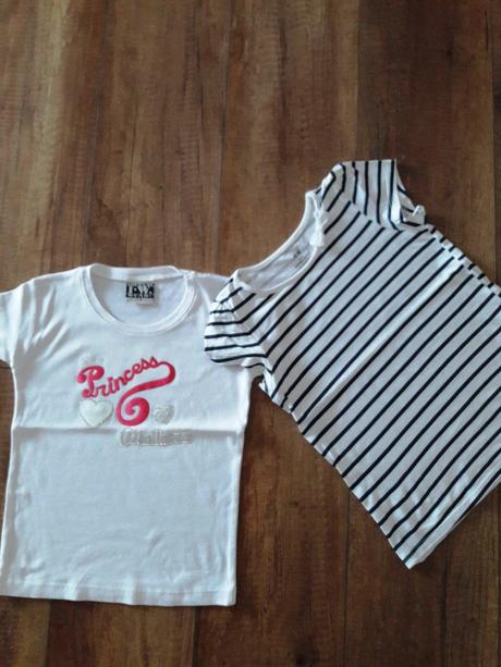 Vysokokvalitné bielučke tričko princess super stav, 128