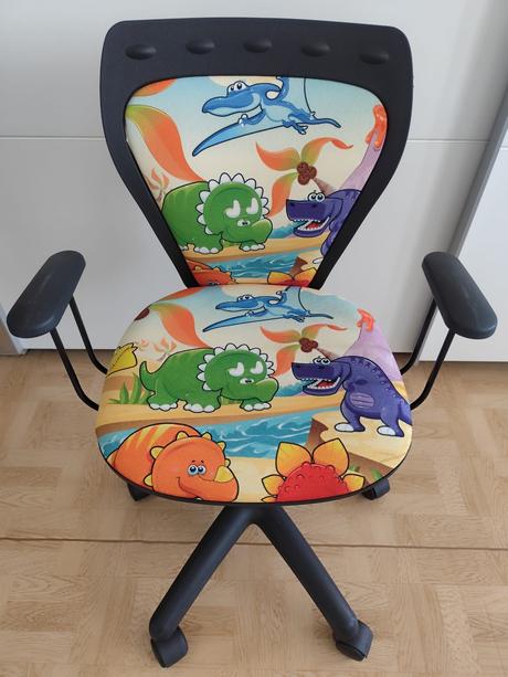 Detská otočna stolička dino, 