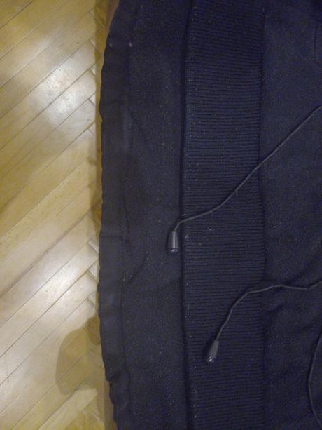 Čierna teplá bunda bik bok, m