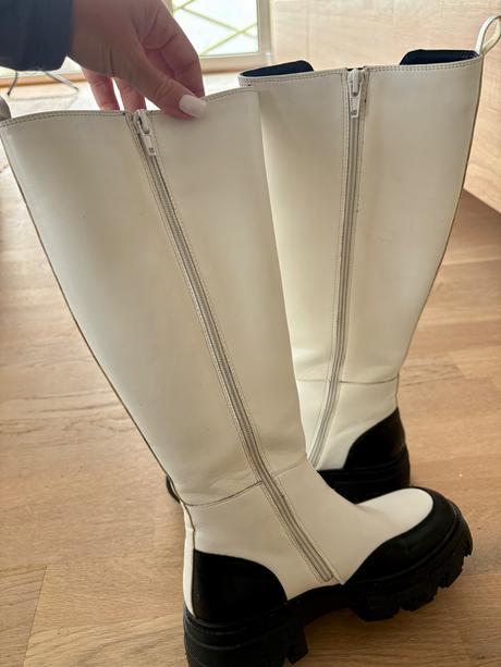 Dámske kožené čižmy veľkosť 36, zn. liu jo, liu jo,36