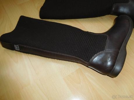 Lacoste 37v-dámske kožené čižmy, lacoste,37