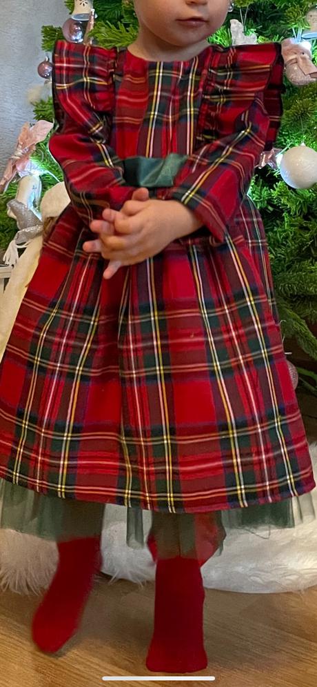 Detské kárované šaty, 68 - 140