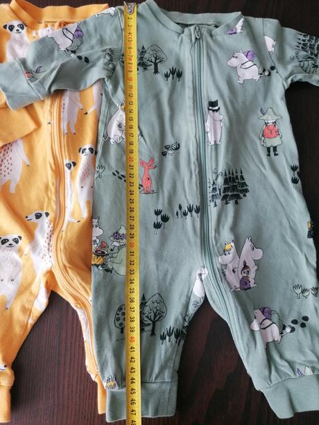 Pyžamka dúhy, surikaty, moomin, lindex,62