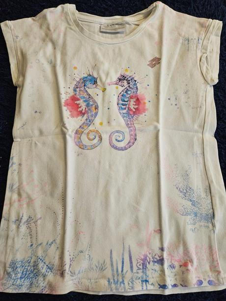 6ks triciek kratky rukav 134-140, next,134